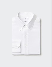 Uniqlo Super Non-Iron Slim Shirt | Button Down Collar