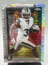 2025 Topps Chrome Football #182 Raheem Mostert Pulsar Refractor Vegas Raider