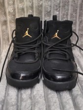 Nike Boys Air Jordan Flight Club 91 555472-031 Black Basketball Shoes 7y