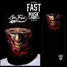 Bloody Joker Smile Neck Gaiter Now With Sewn Edges