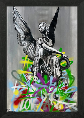 Engel Xo gerahmtes Wandbild Poster Leinwanddruck Bild