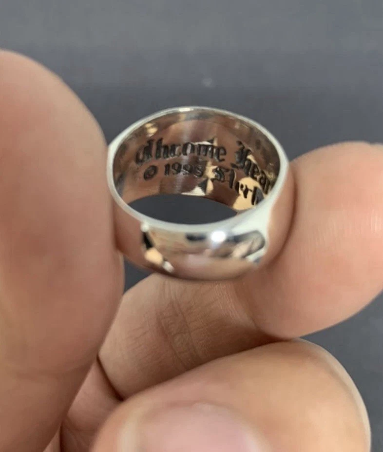 Authentic Chrome Hearts CH Ring Sterling Silver - Image 3 of 3