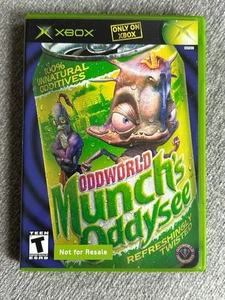 Oddworld Munch’s Oddysee (OG Microsoft Xbox) Not For Resale - CIB - Complete