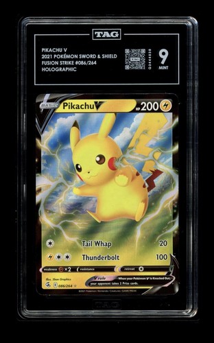Pikachu V graded TAG 9 for sale on eBay