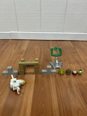 Angry Birds Star Wars Telepods Death Star Trench Run Lot w/ X-Wing