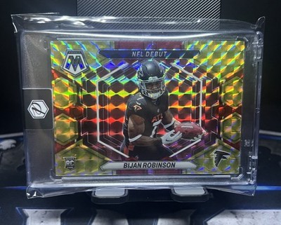 2023 Panini Mosaic- NFL Debut GOLD RUSH Mosaic #ND9 Bijan Robinson RC 40/80!  