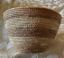 NATIVE AMERICAN Handmade Hand-Crafted COIL BASKET 6.5&rdquo; Diameter CLEAN