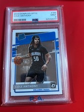 2023 Donruss Optic Cole Anthony RC Rookie #165 PSA 9 MT