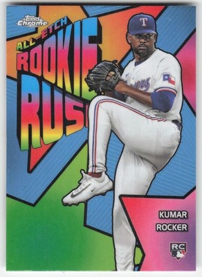 2025 Topps Chrome #CERR-13 Kumar Rocker Chrome All-Etch Rookie Rush RC