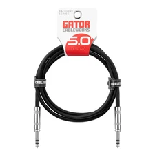 Gator Cableworks 5-foot TRS 1/4” Male to Male Balanced Patch Cable