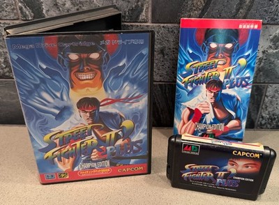 Japan Sega Mega Drive Super Street Fighter II Plus Champion Edition CIB 2 JP