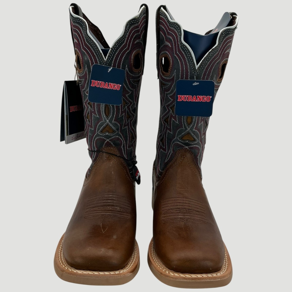 Durango Lady Rebel Pro Women's Size 7.5 Blue/Brown Leather Western