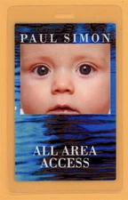 Paul Simon 2006 Surprise Tour AAA Laminated Backstage Pass