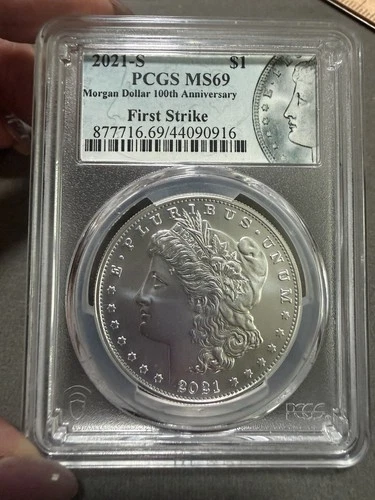2021-S Morgan Silver Dollar $1 PCGS MS69 First Strike