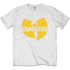Wu Tang Clan Kids T Shirt Logo new Official White (Ages 3-14 yrs)