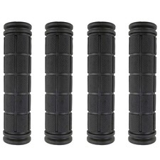 2 Pairs Bike Handlebar Grips for Bikes Black 