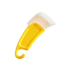 Silicone Kitchen Scraper Spatula Brush Cleaning Tool - Non-Scratch