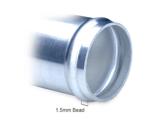 New Alloy Aluminium Bends Pipe Polished Metal Joiner Connector Air Water - Picture 3 of 4