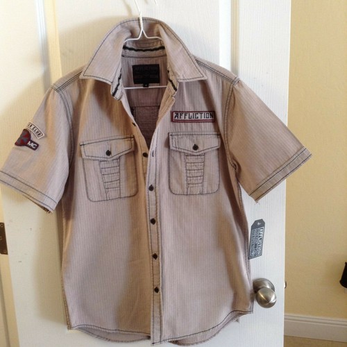 Fast Embroidered Patch military Shirt 