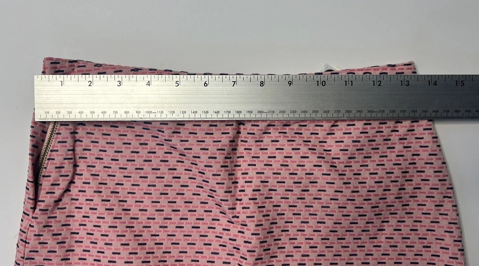 Nueva Falda Niñas BROOKS BROTHERS “fleece” Rosa Bordada Cremallera Lateral Talla 12 Foto 4 de 4