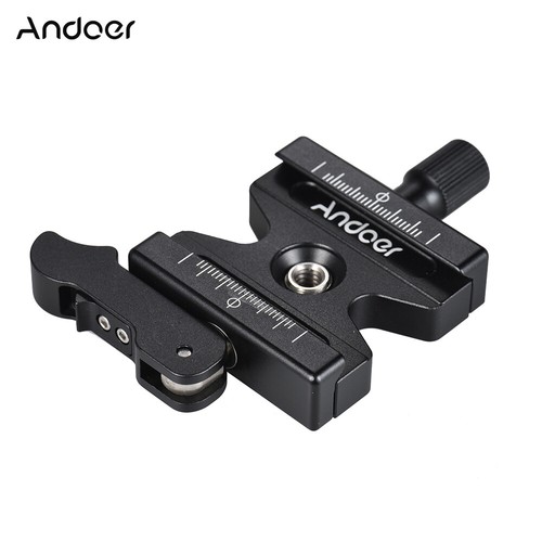 Quick Release CL-50LS Clamp 1/4" 3/8" Adapter For Arca Swiss Plate Tripod M2G0 - Picture 1 of 11