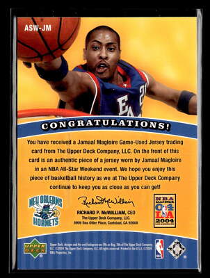 2004 Upper Deck #ASW-RL Rashard Lewis All-Star Weekend Authentics