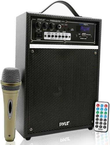 Pyle 300W Outdoor Indoor Wireless Bluetooth Portable PA Speaker 6.5" Subwoofer - Picture 4 of 6