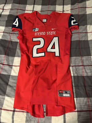 Nike Fresno State Bulldogs Football Jersey Red Size Medium