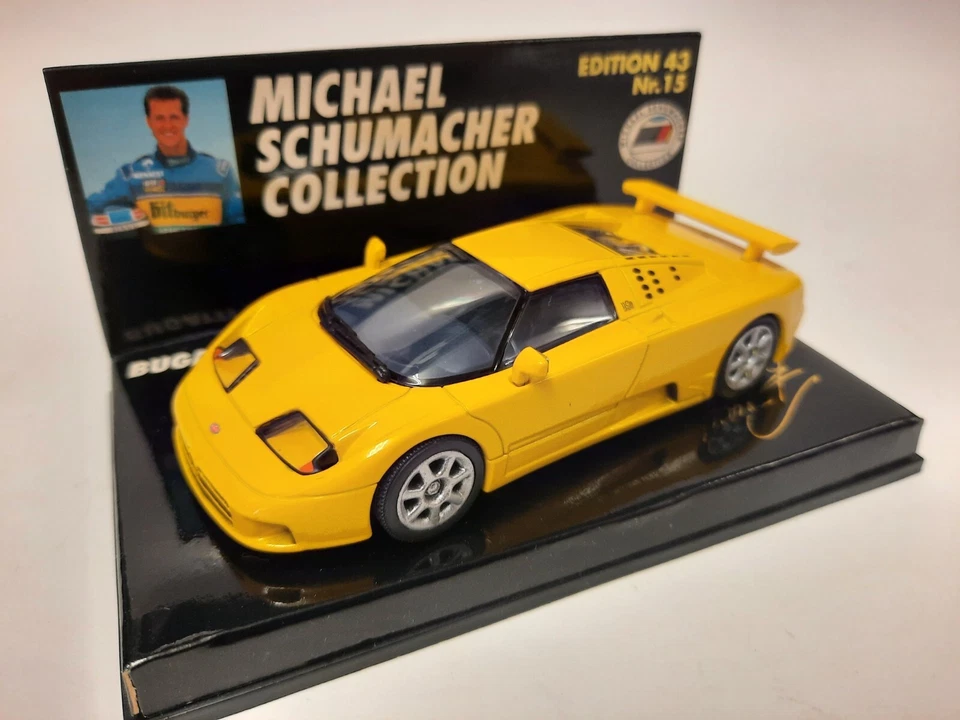 Minichamps Bugatti EB110 Michael Schumacher 1994 MSC #15 1/43 510430012 - Immagine 3 di 4