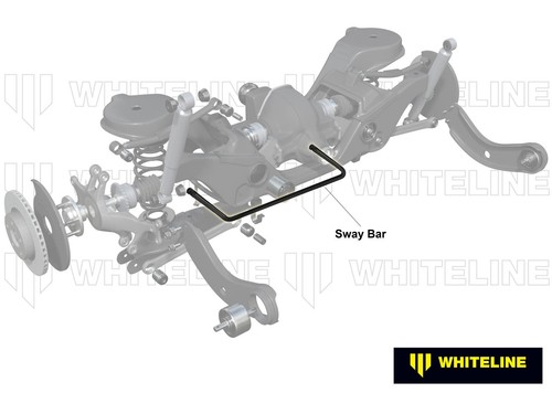 Whiteline 24mm Rear Sway Bar / Anti Roll Bar for VW Golf MK5/MK6 FWD Jetta - Picture 2 of 6