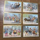 Lot of 6 CHROMOS Theme CARNIVAL, Nice, Mid Lareme... - ANCHOR SEARCHES - 19th century