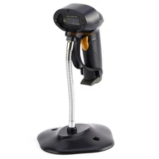 Laser Barcode Scanner USB Automatic Bar Code Scan Reader With Stand Handheld POS