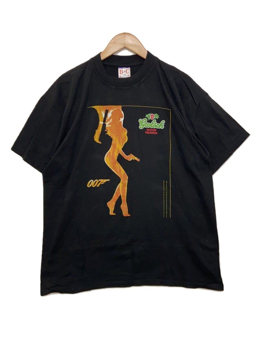 ALTRA T shirt altre marche '99 007 maglietta film XXL cotone nero usata