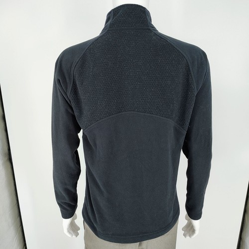 Nike Team Fit THERMA Y2K Mens Black Fleece Half-Zip Logo Track Jacket (Small) - Picture 2 of 12