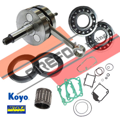 Yamaha DTR125 DT125R Bottom End Engine Rebuild Kit Inc. Crank REBUILD & Gaskets