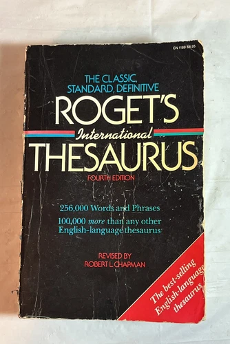 Roget s International Thesaurus 4th Edition PB Good Condition