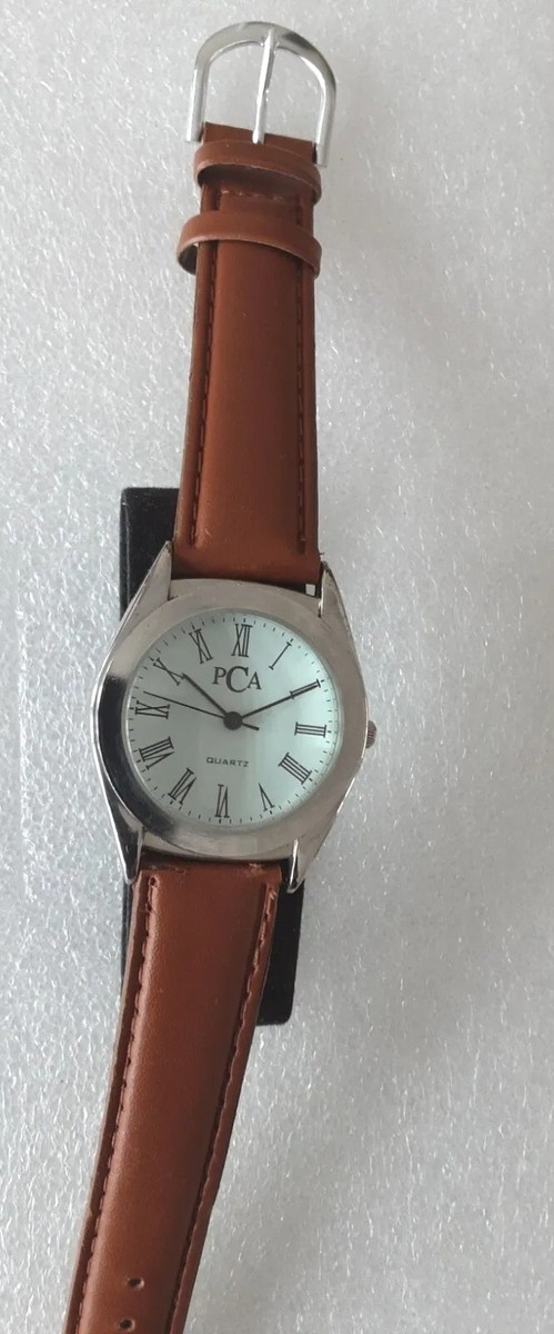 PCA UNISEX QUARTZ WATCH WITH A NEW LEATHER STRAP - Main Image