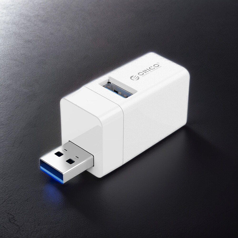 3-Port USB 3.0 Mini Hub Splitter for PC & Laptop - Free Drive