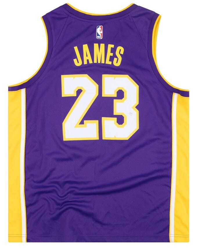 Purple Lebron James Mvp Swingman Jersey Nike NBA LeBron James Los