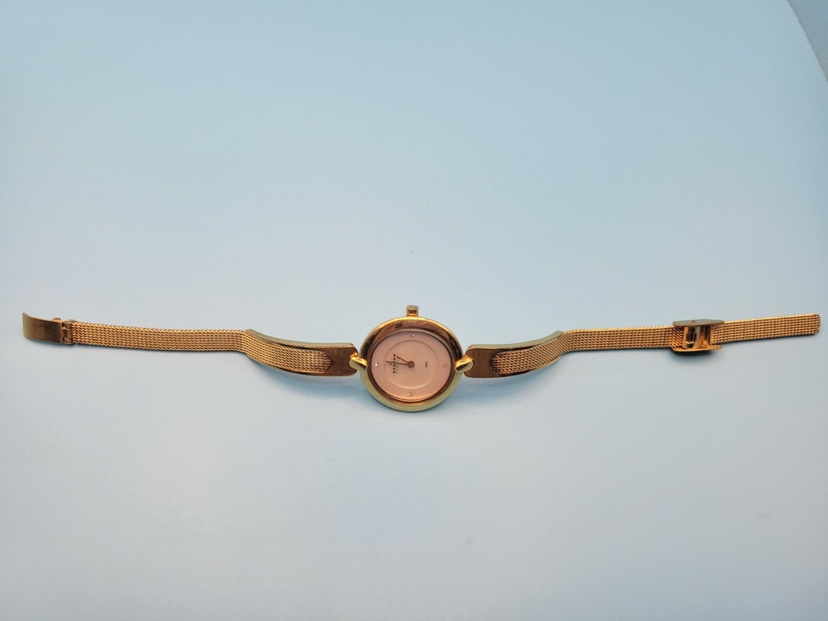 RARE! Skagen Denmark 354SGG Gold Tone Quartz Analog Ladies  display picture 1