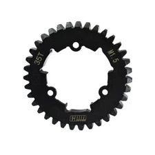 GPM Racing Medium Carbon Steel Spur Gear 35T Black for X-Maxx