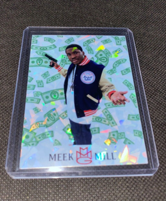 Meek Mill MMG Custom Trading Card | Holofoil Refractor | Hip Hop Art