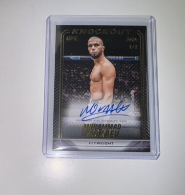 UFC　元王者　ハファエル・ドス・アンジョス　1/1　カード　psa8 MUHAMMAD MOKAEV GOLD AUTO /8 SSP 2024 UFC TOPPS KNOCKOUT ON CARD