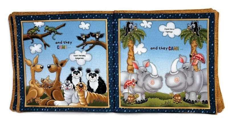 Dos por dos - Libros de tela suave para bebés, niños, niños, niñas, niños, niños pequeños Foto 3 de 4