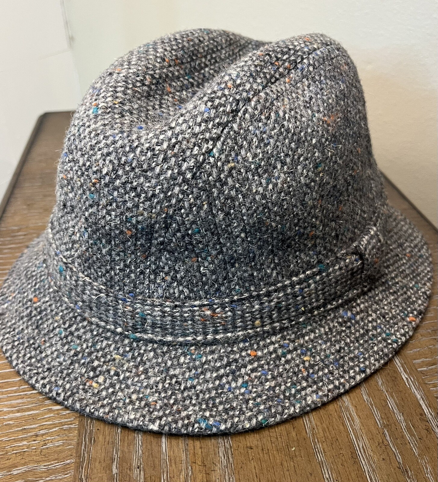 Pendleton Wool Fedora Bucket Hat -  Gray Speckled… - image 17