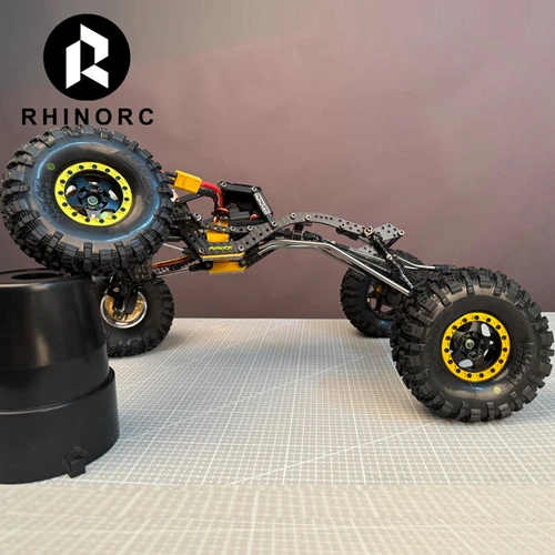 Rhino RC W1 RTR Chassis 317mm 1/10 Shafty Crawler Rig MOZA 1.9 Tires Brass Wheel - Picture 3 of 21