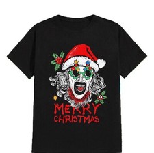 Terrifier Santa Horror Merry Christmas Shirt, Scary Christmas Tee Gift