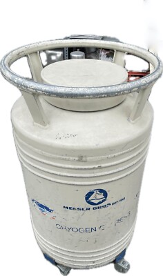 Messer Grießheim Kryobehälter Stickstoffbehälter Cryogen Express 40& Fahrgestell