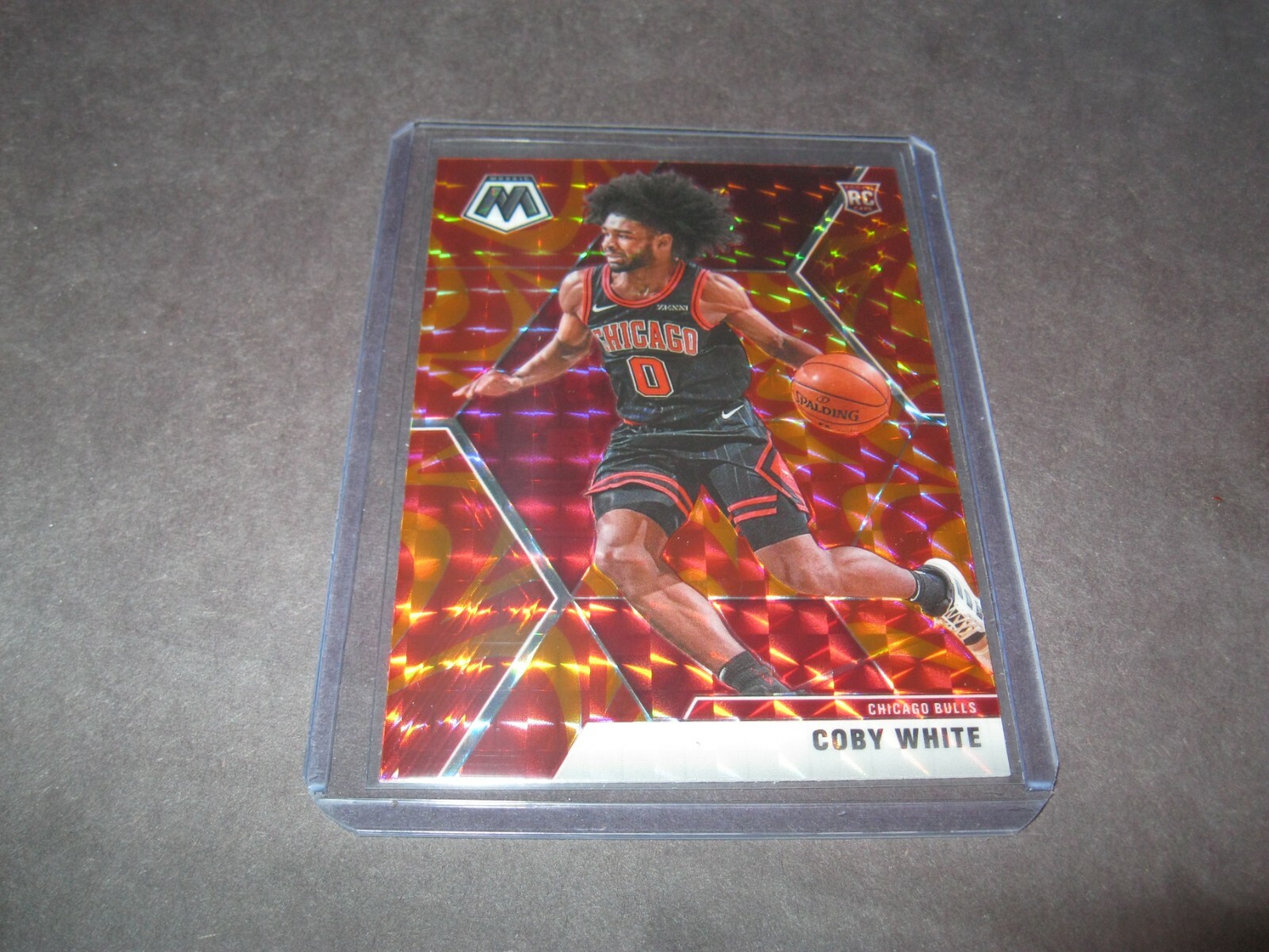 2019-2020 Mosaic #211 Coby White Orange Reactive Rookie