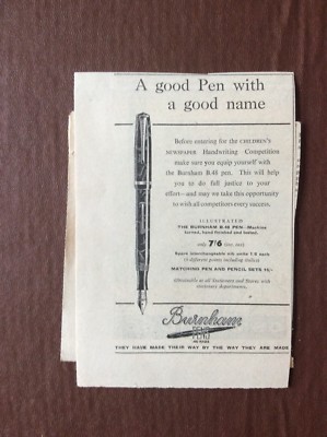 K1l Ephemera 50er Jahre Werbung Osmiroid 65 The Pen